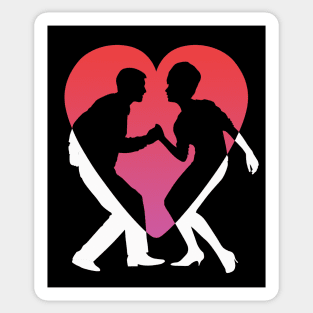 Dancing lovers Sticker